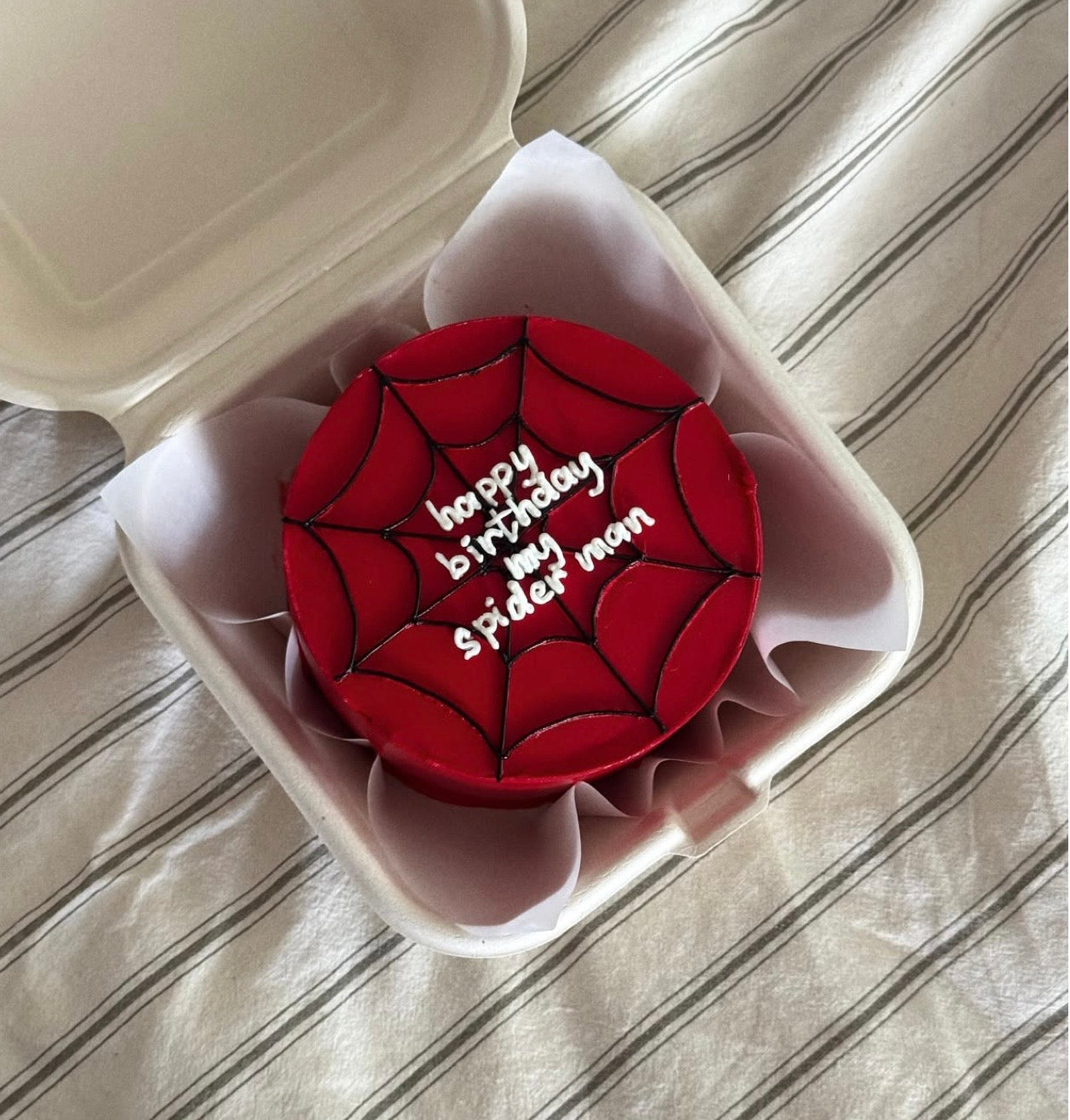 Bento cake Spiderman