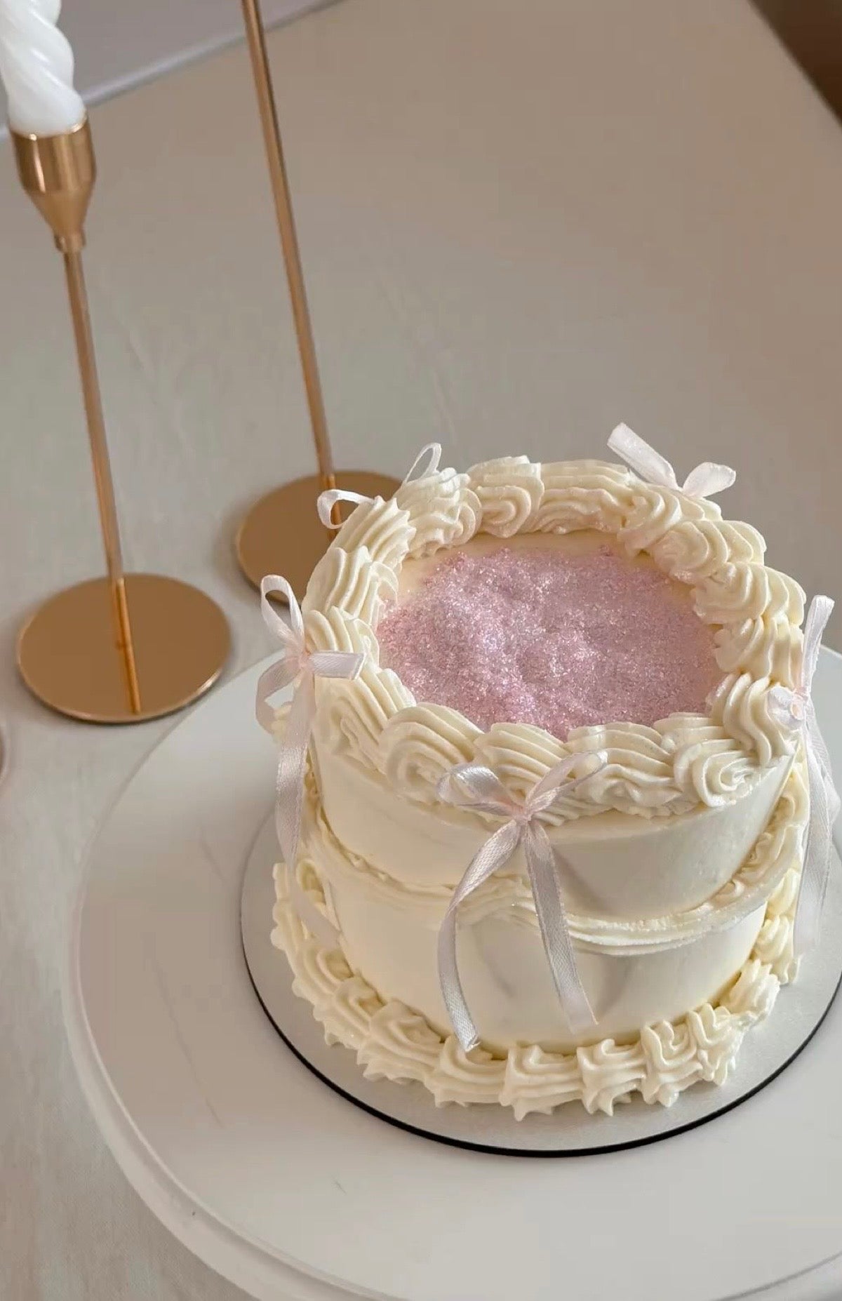 Glitter Cake à souffler ✨