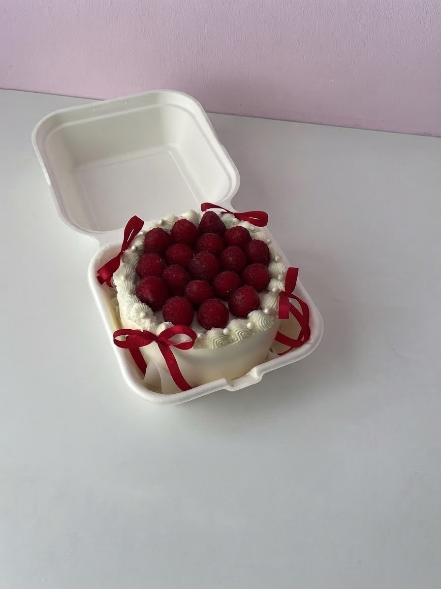 Bento cake Framboise
