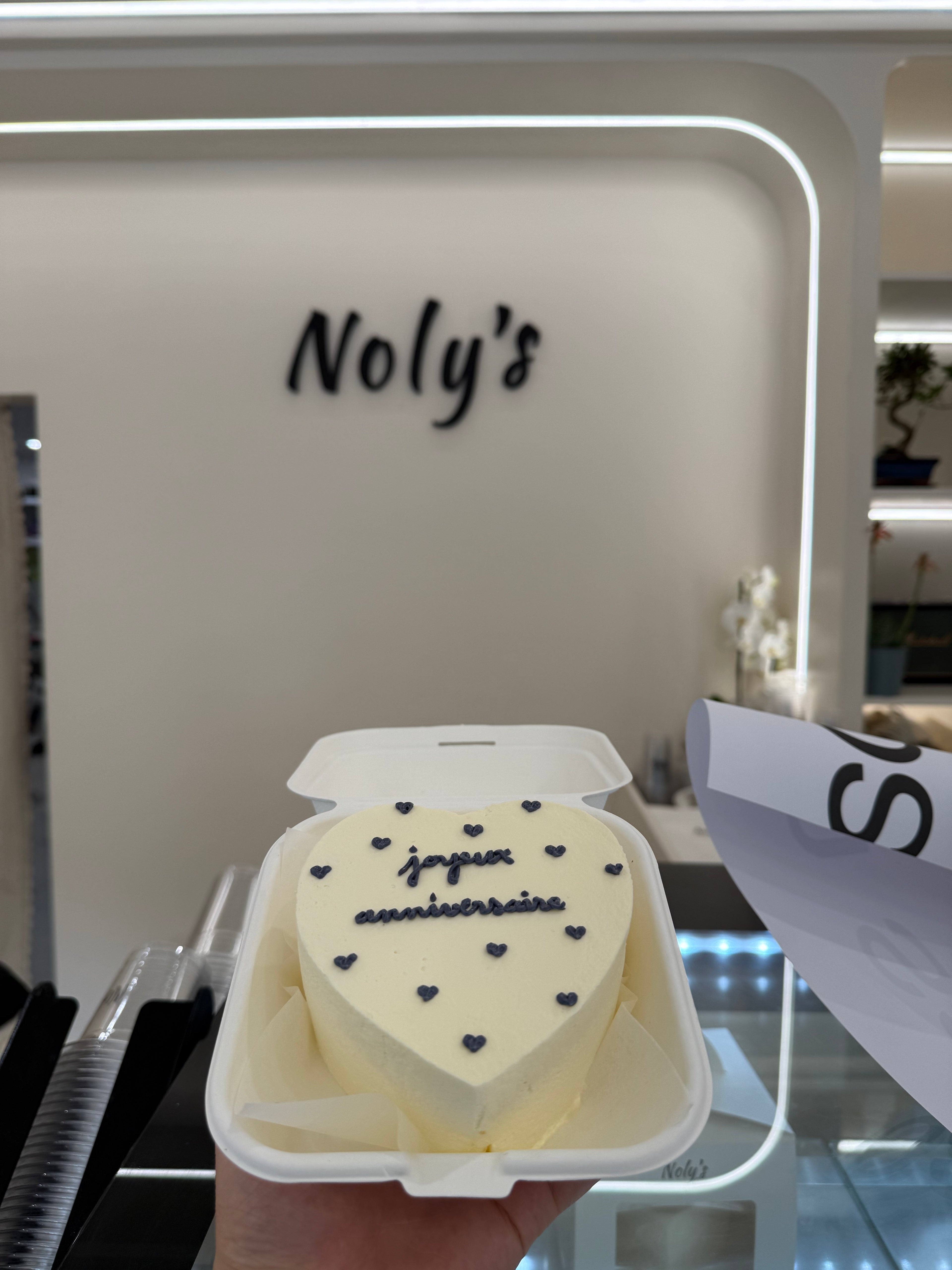 Bento cake coeur